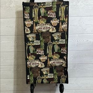 Bovano Las Vegas Themed Rolling Tote